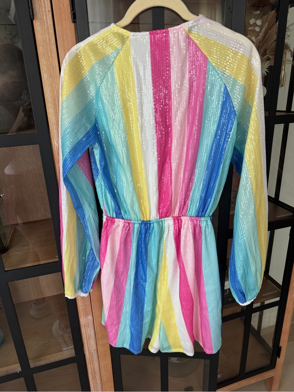 Sequined romper lover taylor swift unicorn pastel striped rainbow Gabrielle - Picture 4 of 9